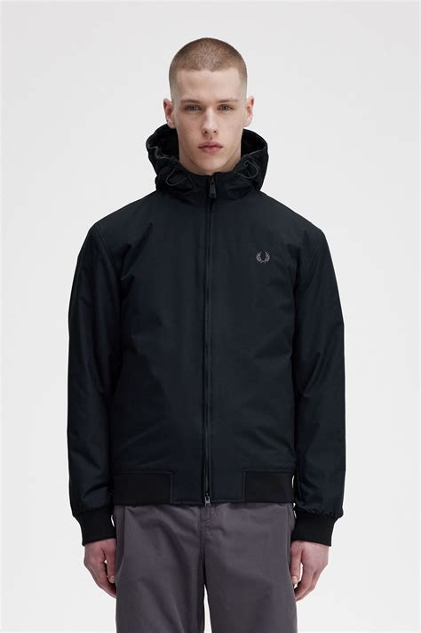 replica fred perry jacket|fred perry padded hooded jacket.